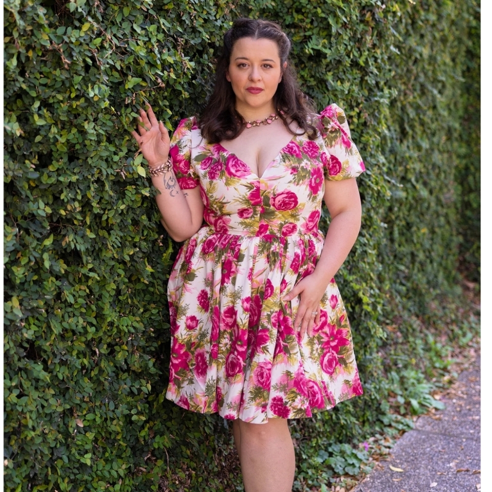 Trashy Diva Lizzie Dress with Puff Sleeves